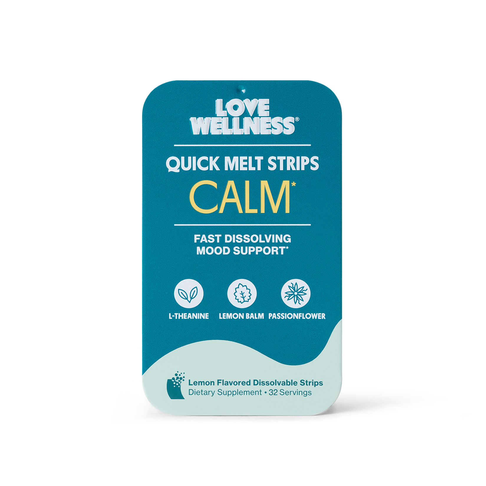 Calm* Quick Melt Strips - 1 Pack
